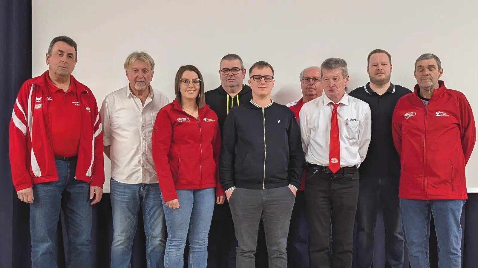 Das sind die Mitglieder der neuen Vorstandschaft des FanClubs. Michael Schiedlofsky war leider verhindert. (Bild: Klaus Fiebig)