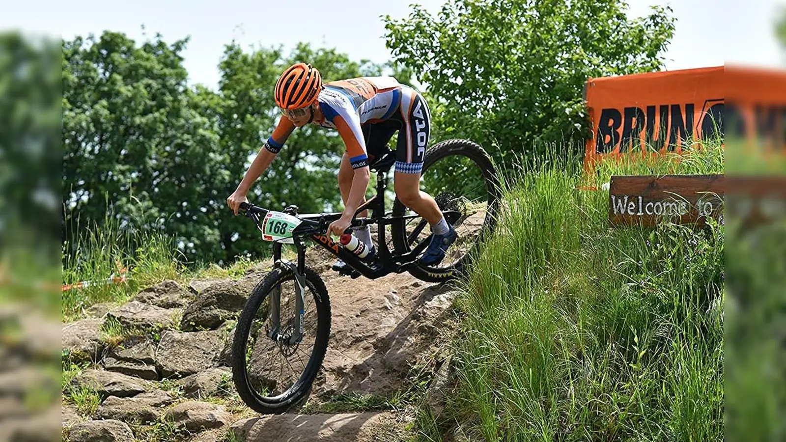 Emma Leupold kam bei der MTB Bundesnachwuchssichtung gut ins Rollen (Bild: Franz Pretzl)