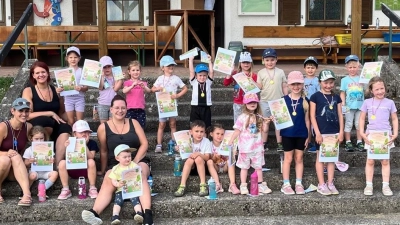 Große Freude bei der Sommerspielstunde für die Kleinen (Bild: Tanja Saller)