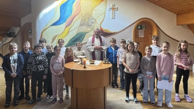 Exerzitien zur Kommunionvorbereitung der Pfarrei Oberköblitz.