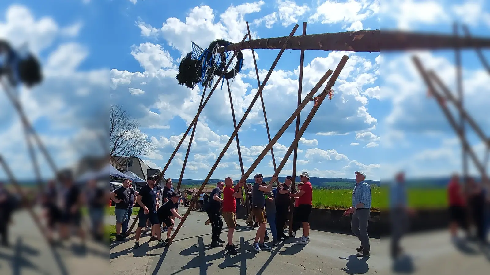 Maibaum Burgtreswitz (Bild: Held Karin )