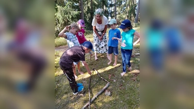 Beim Ferienprogramm des Frauenbunds hatten die Kindern jede Menge Spiel, Spaß und Entspannung. (Bild: Gabriele Böhm)