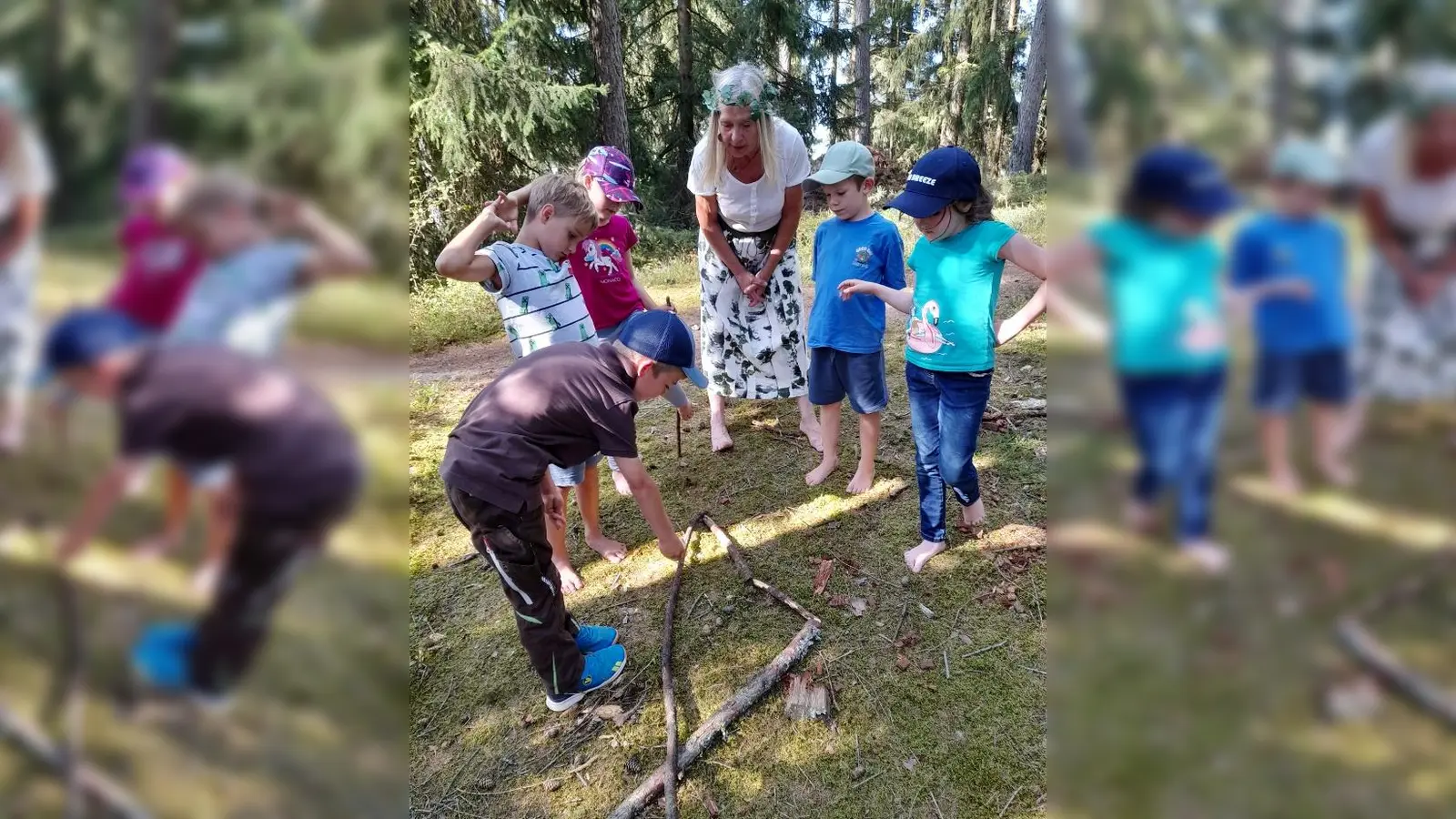 Beim Ferienprogramm des Frauenbunds hatten die Kindern jede Menge Spiel, Spaß und Entspannung. (Bild: Gabriele Böhm)
