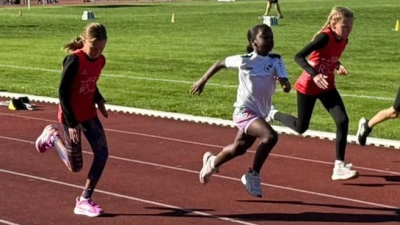 50 m Sprint in der U12. (Bild: Manuela Hein)