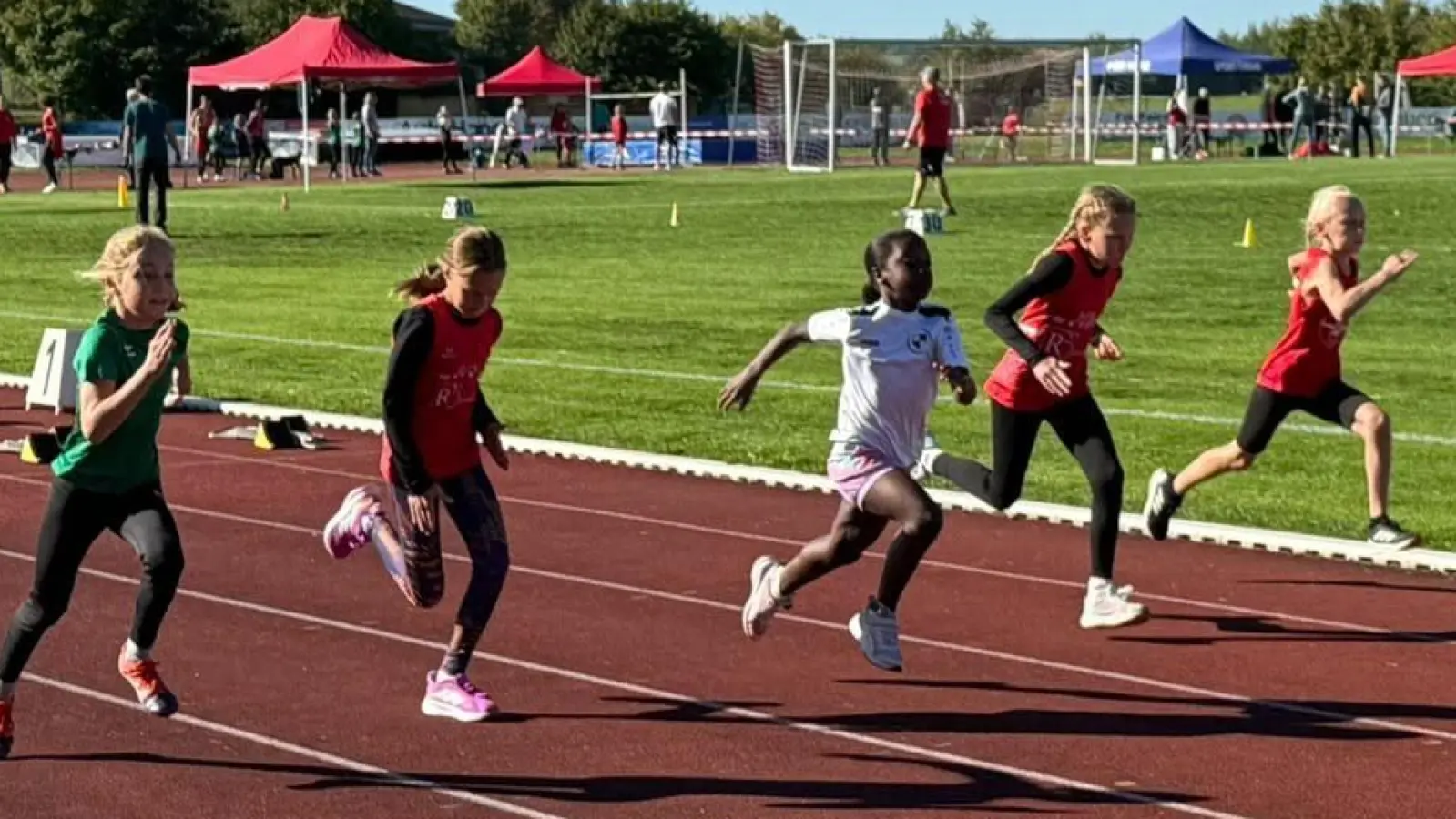 50 m Sprint in der U12  (Bild: Manuela Hein)