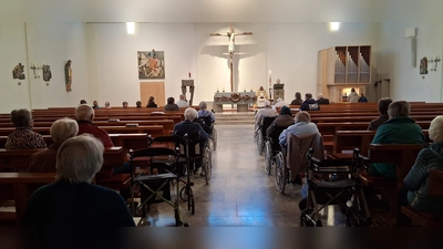 Maiandacht in der Altenheimkirche „St.Martin „Waldsassen  (Bild: Kathrin Dietz)