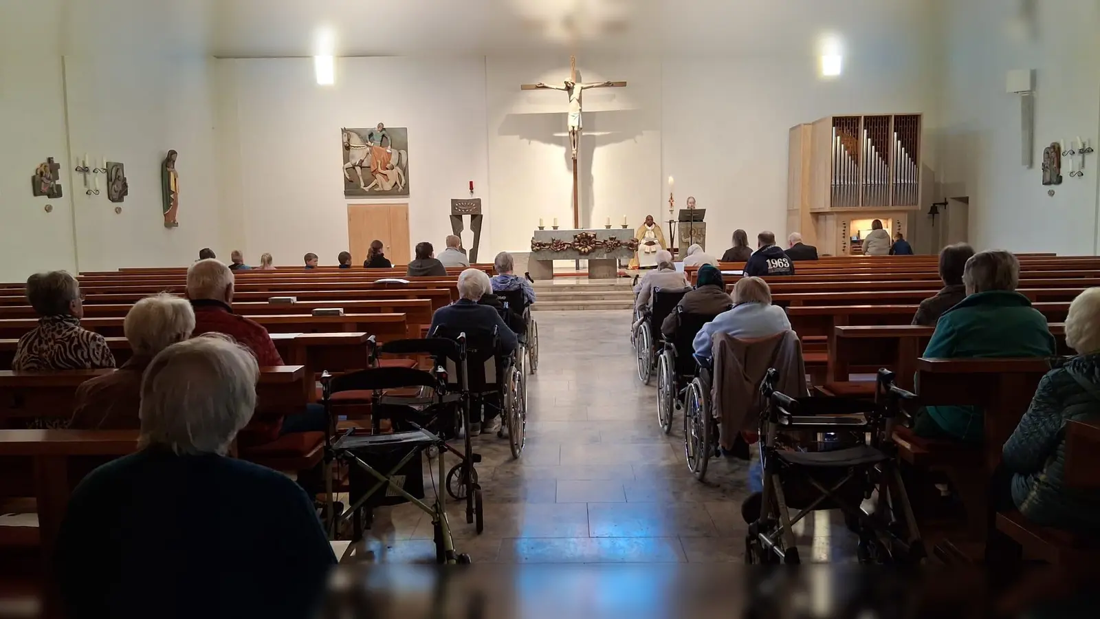 Maiandacht in der Altenheimkirche „St.Martin „Waldsassen  (Bild: Kathrin Dietz)
