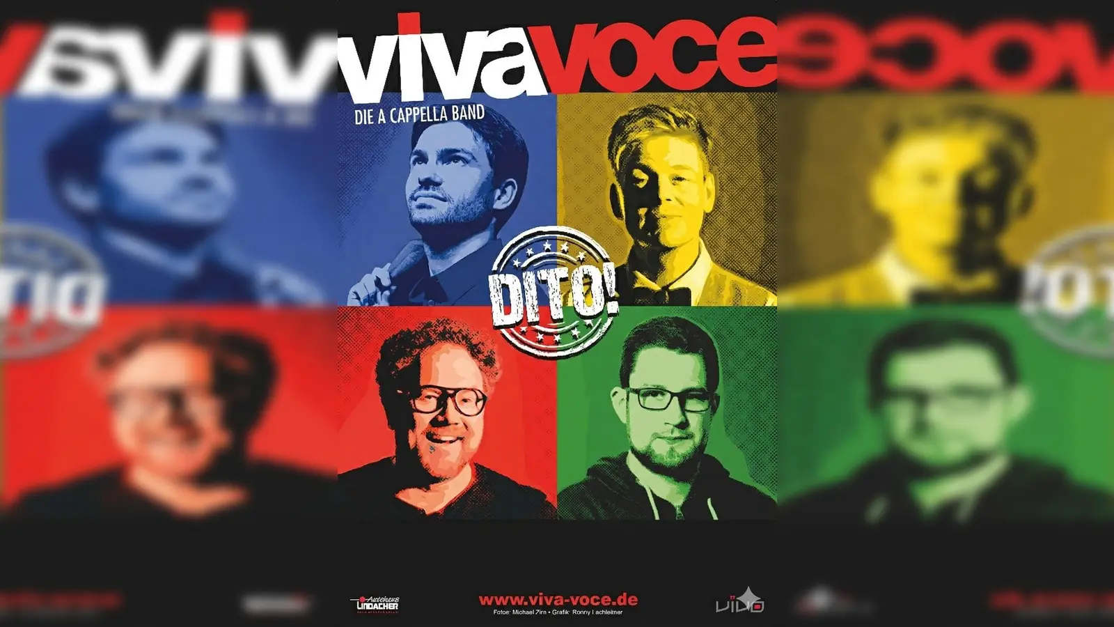 Die A-cappella-Band Viva Voce gastiert im Stadttheater Amberg. (Bild: Michael Zirn)