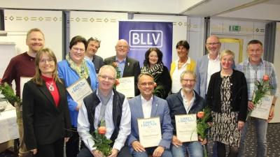 Ehrungen beim BLLV Bezirksausschuss. (Bild: Christiane Vatter-Wittl)