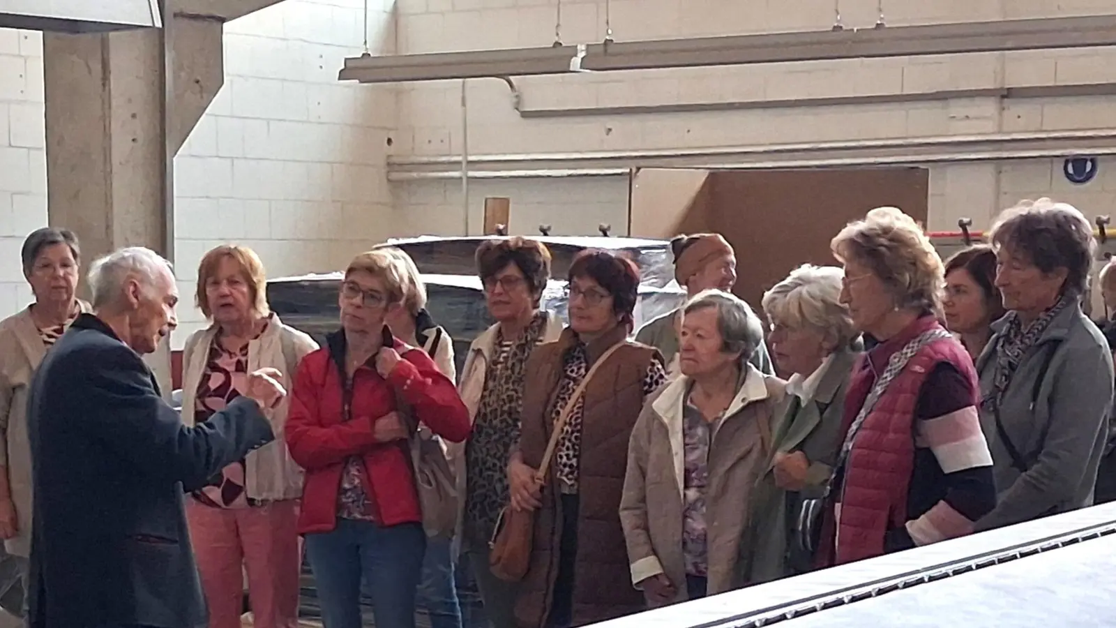 Waldthurner Frauenbund in der Tuchfabrik (Bild: Agnes Härtl)