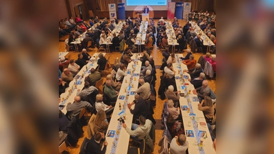 Blick in die voll besetzte Stadthalle (Bild: Thomas Eiber)