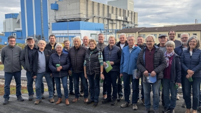 Die Gruppe des OGV Pfreimd bei Ihrer Besichtigung (Bild: Wolfgang Friedl )