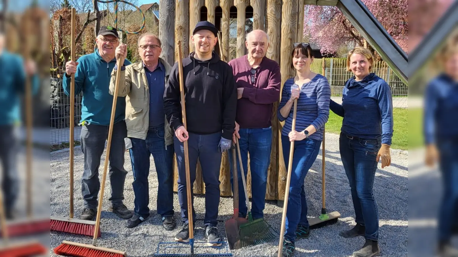 von links: Gerhard Merkl , Werner Walberer, Radim Völkl, Otto Löb, Sabine Eichermüller, Tatiana Kittner (Bild: Silke Tanner)