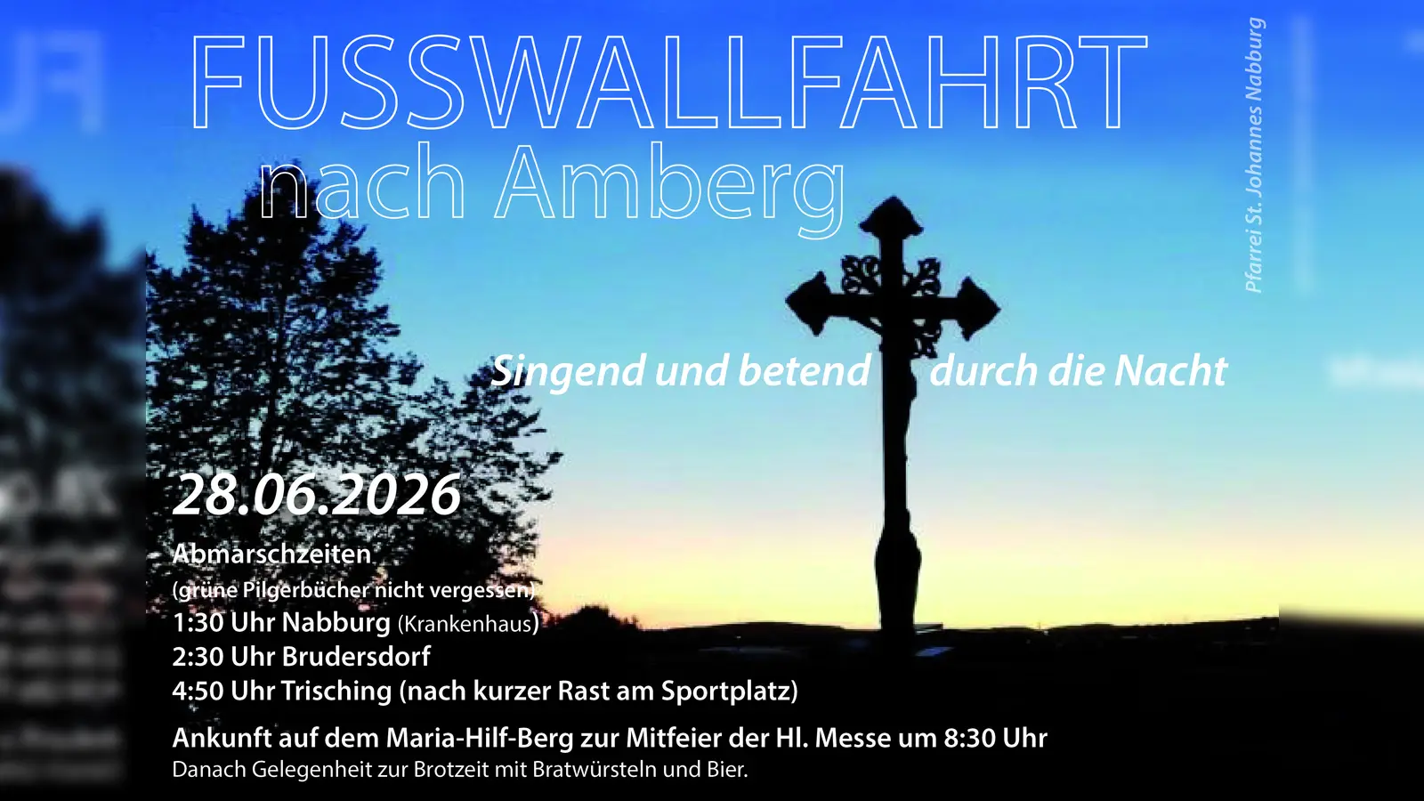 Singend und betend durch die Nacht. (Bild: Raphael Haubelt)