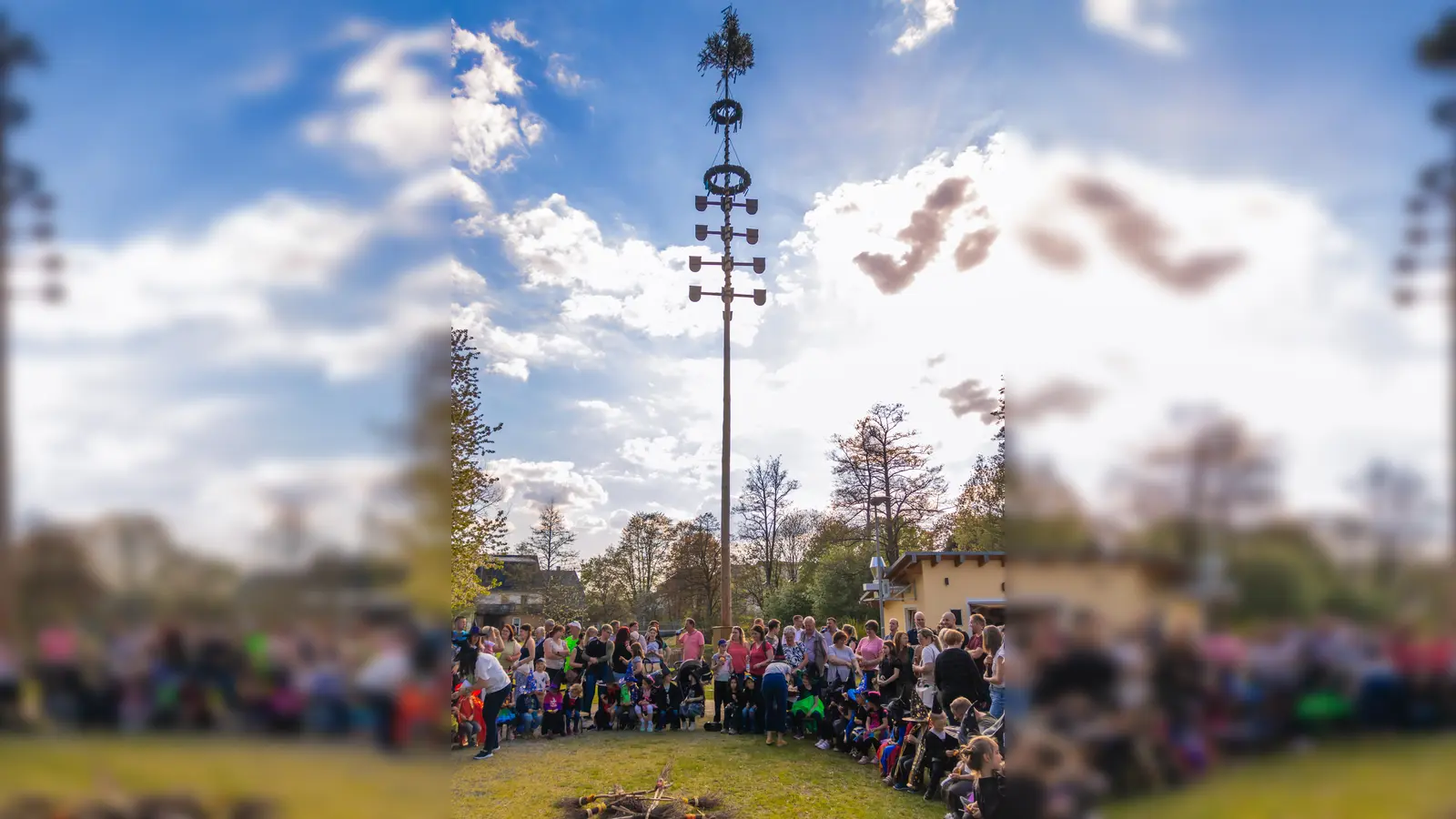 Maifest im Kinderhaus Steinwaldzwerge. (Bild: Fabian Domke)