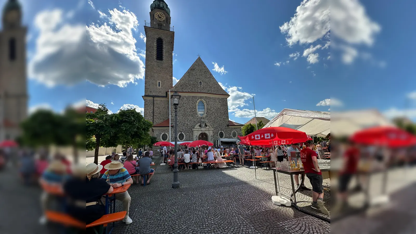 Pfarrfest in Vohenstrauß - auch 2025 bei herrrlichem Wetter (Bild: Heiner Reber)