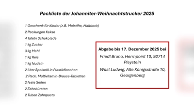 Packliste des Johanniter-Weihnachstrucker nach Rumänien (Bild: Maria Herrmann-Preßl)