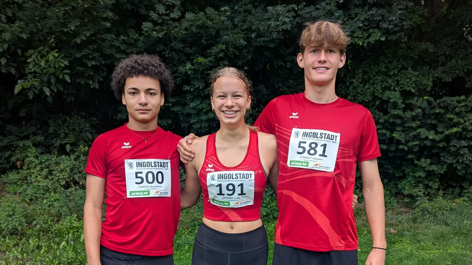 Erfolgreiche Eschenbacher Leichtathleten  (Bild: Alexander Gröger)