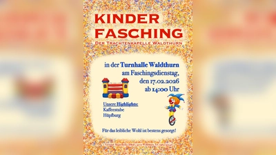Flyer Kinderfasching Waldthurn (Bild: Julian Bauer)