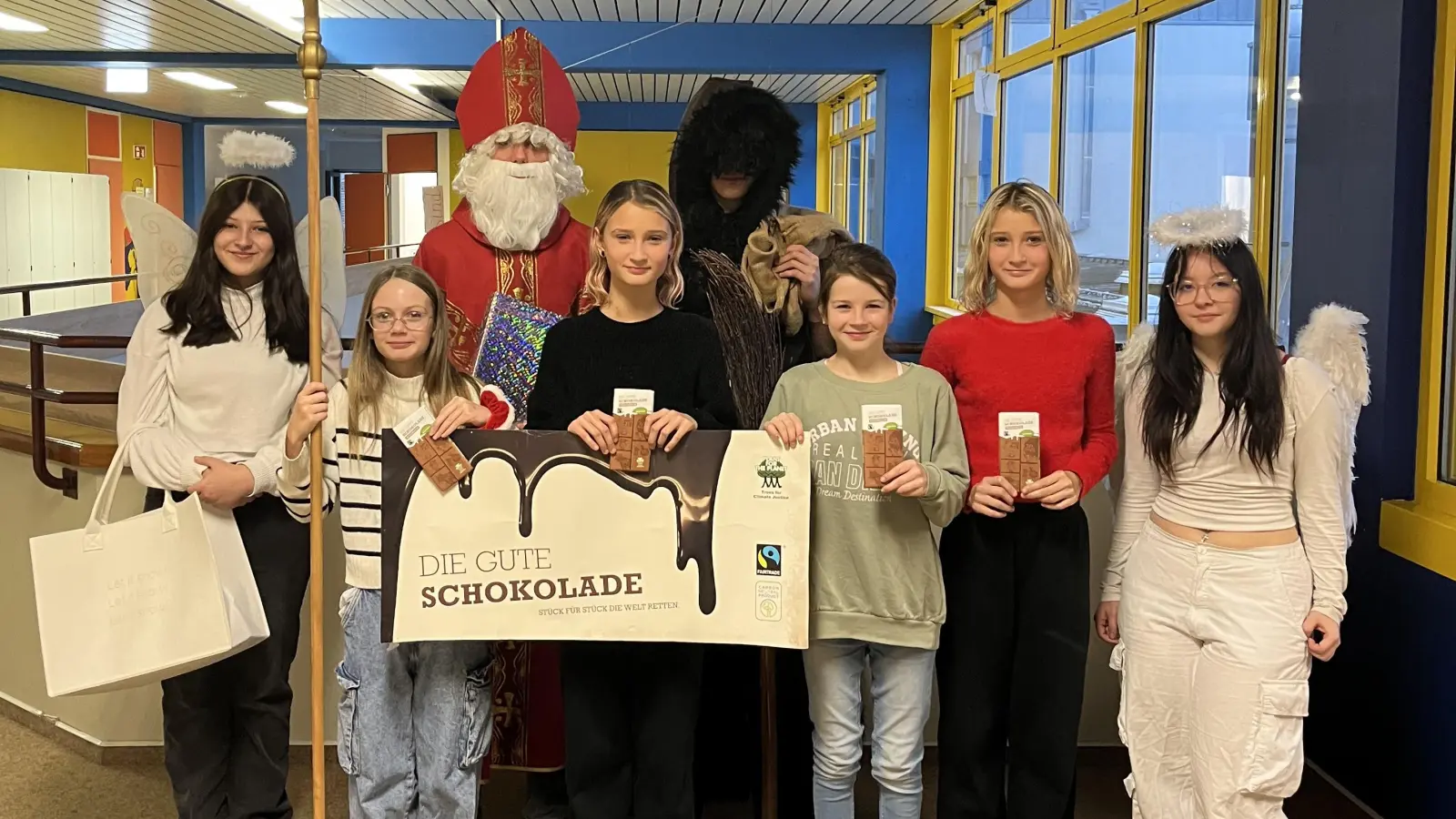 Die Nikolausaktion der Mittelschule Kümmersbruck war auch in diesem Jahr wieder ein voller Erfolg. (Bild: Florian Fuchs)