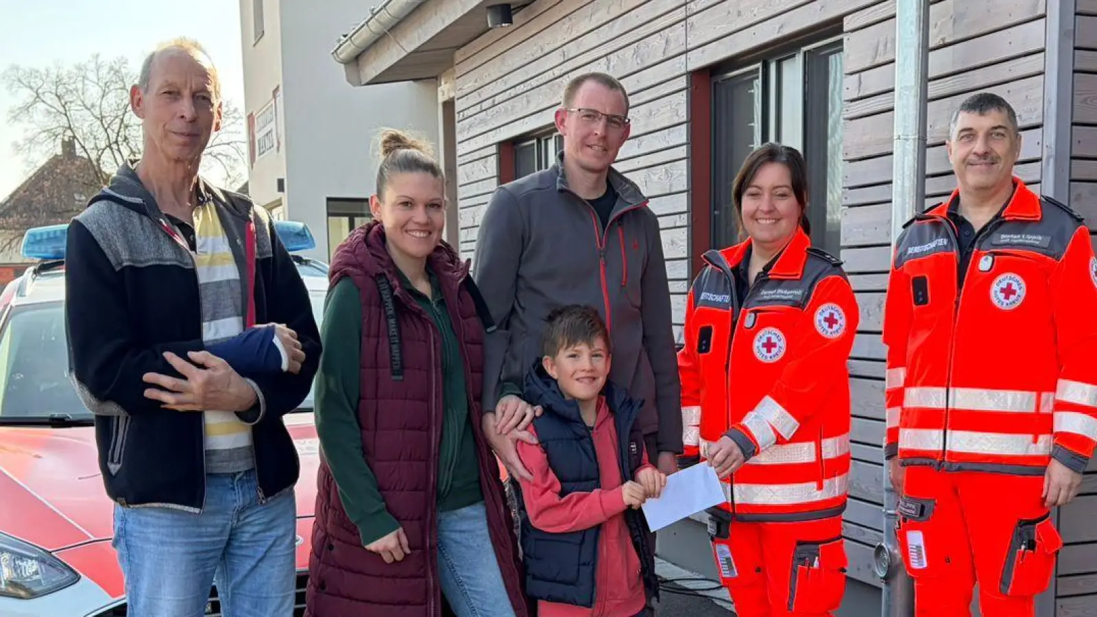 Spendenübergabe. (Bild: Anita Günther)