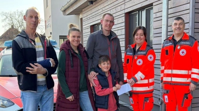 Spendenübergabe. (Bild: Anita Günther)