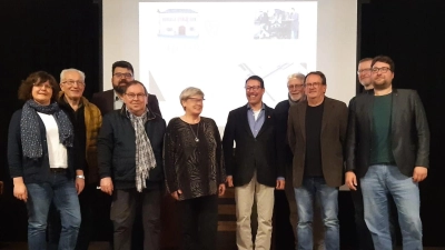 v.l.n.r. Tanja Weiß, Dieter Dörner, 1. Bürgermeister Stefan Frank, Hans-Peter Lang, Christl Luber, Dr. Markus Lommer, Werner Hedrich, Markus Brandl, Jörg Fischer, Stefan Dietl. (Bild: Markus Brandl)