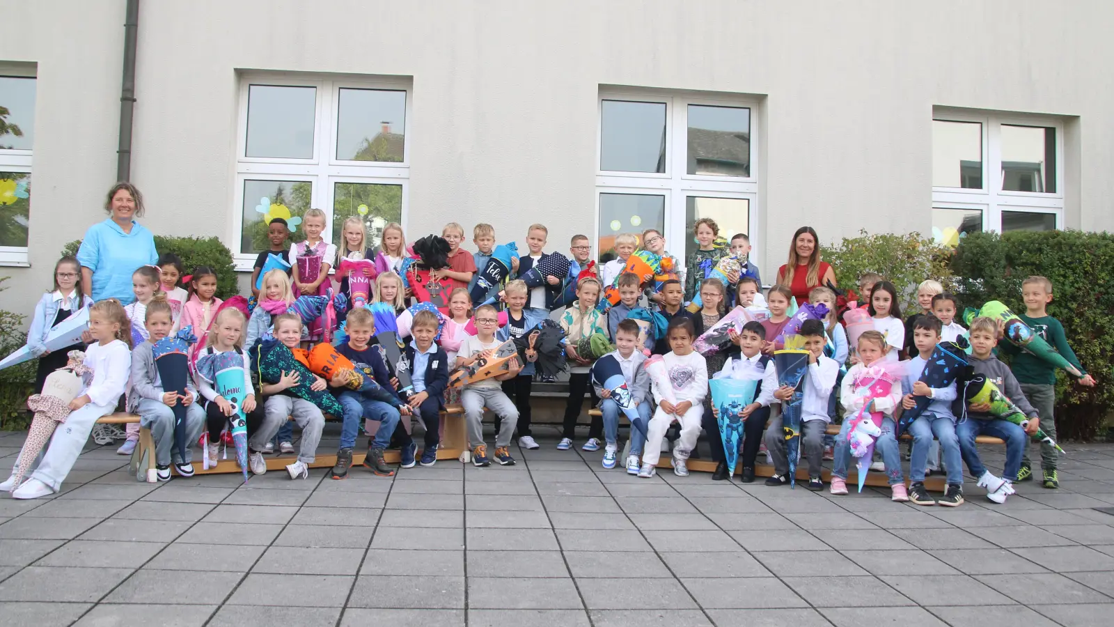46 ABC-Schützen starten an der Grundschule Altenstadt in zwei ersten Klassen (Bild: Doris Bodensteiner)