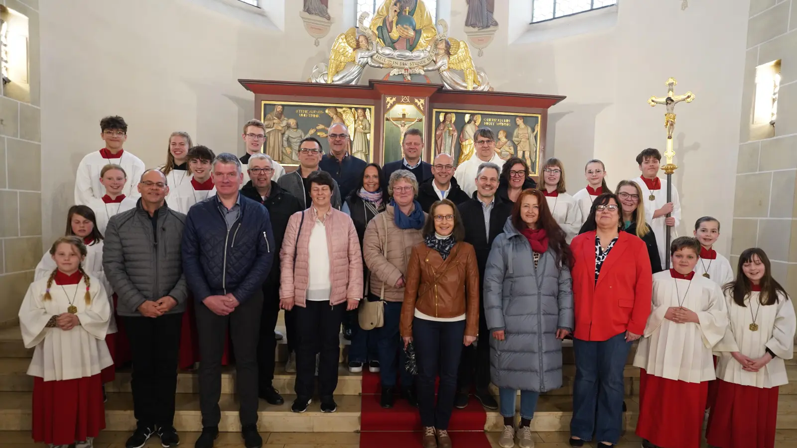 40-jährige Jubelkommunikanten. (Bild: Rainer Gottas)