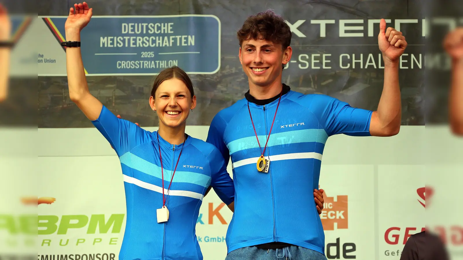 Michi Fuchs und Paula Leupold starten 2026 erstmals mit einer Profilizenz des Deutschen Triathlonverbandes (Bild: Franz Pretzl)