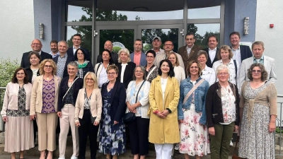 Die Jubilare vom Jahrgang 1965/66  (Bild:  Richard Schiedeck )