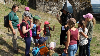 De Kinder hatten viel Spaß beim Ferienprogramm des Heimat- und Kulturvereins Waldeck. (Bild: Marina Fenzl)