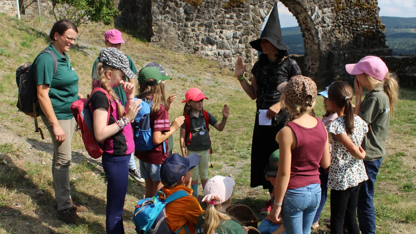 De Kinder hatten viel Spaß beim Ferienprogramm des Heimat- und Kulturvereins Waldeck. (Bild: Marina Fenzl)
