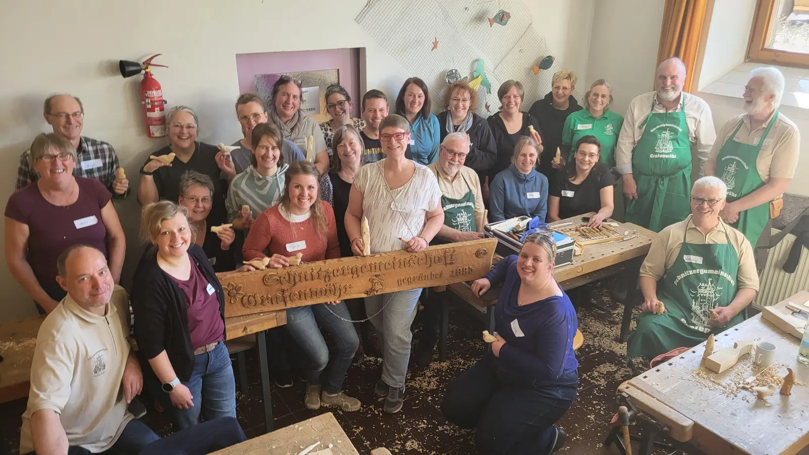 Abschlussfoto des Jugendleiterseminars in Grafenwöhr (Bild: Maria Treiber)