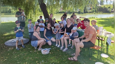 Kinderferienprogramm der Feuerwehr Filchendorf. (Bild: Anna-Lena Rix)