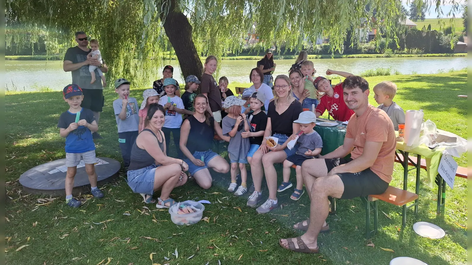 Kinderferienprogramm der Feuerwehr Filchendorf. (Bild: Anna-Lena Rix)