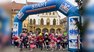 Start der jüngsten Teilnehmer auf die 600 Meter Strecke. (Bild: Alexander Hempel )