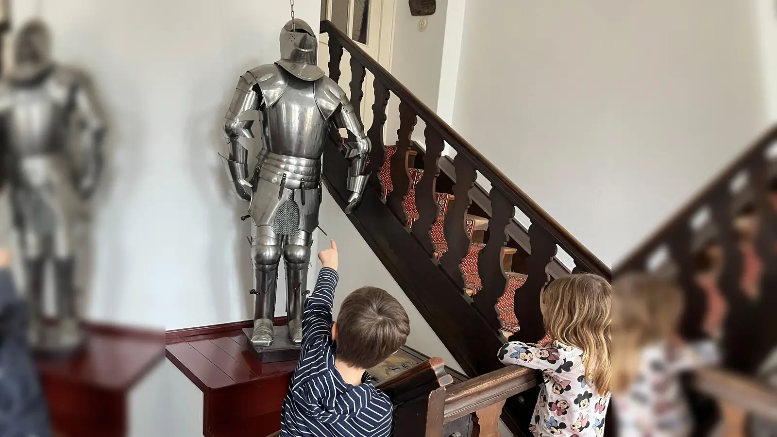 Kinder-Schlossführung im Schloss Brand. (Bild: Pauline Manzke)