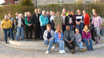 Teilnehmer am Sternmarsch nach Neusorg. (Bild: Helmut Greger)