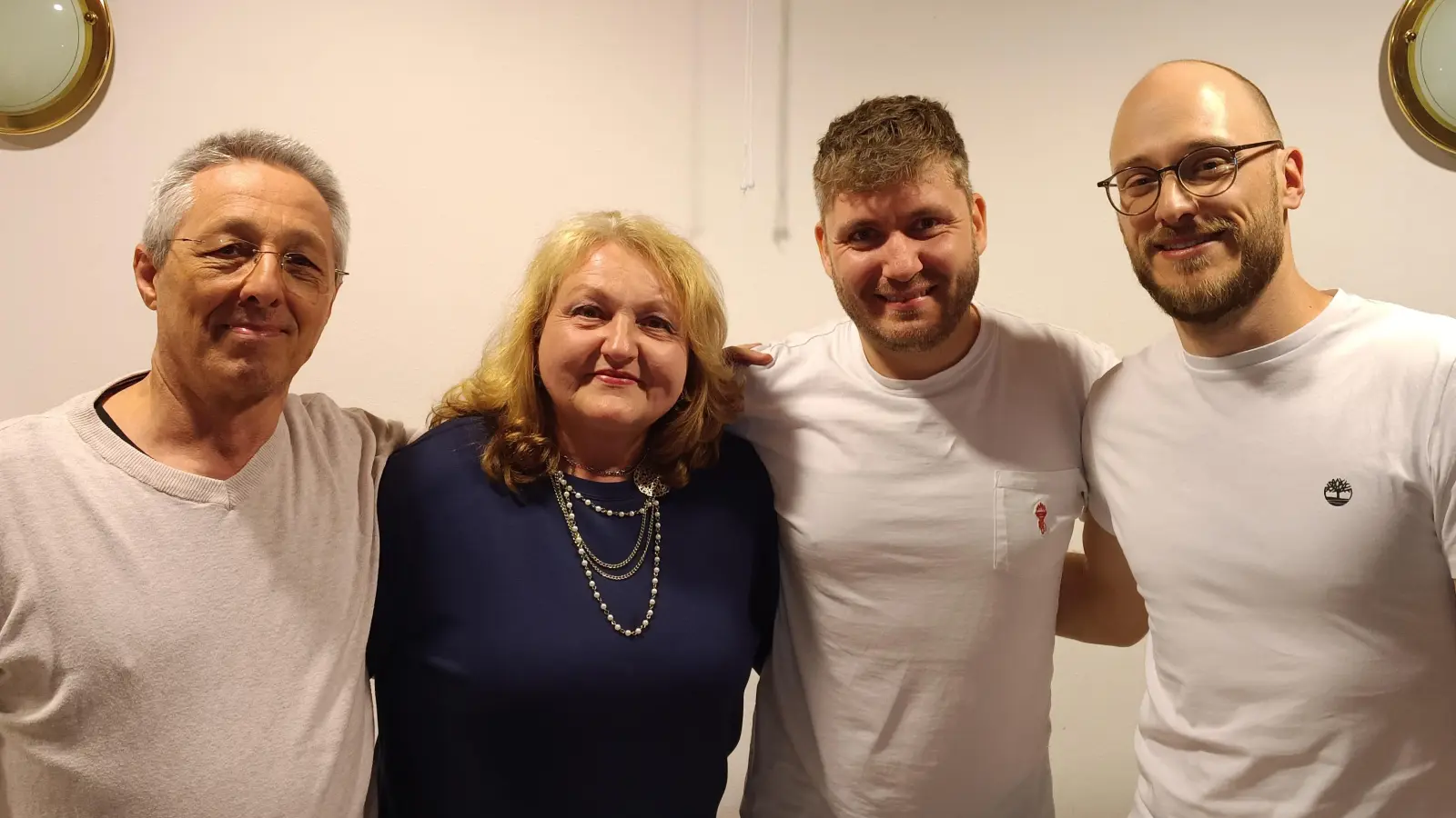 von links: Ludwig J. Wimmer, Rita Bauer, Alexander Kling, Sebastian Voit (Bild: Rita Bauer)