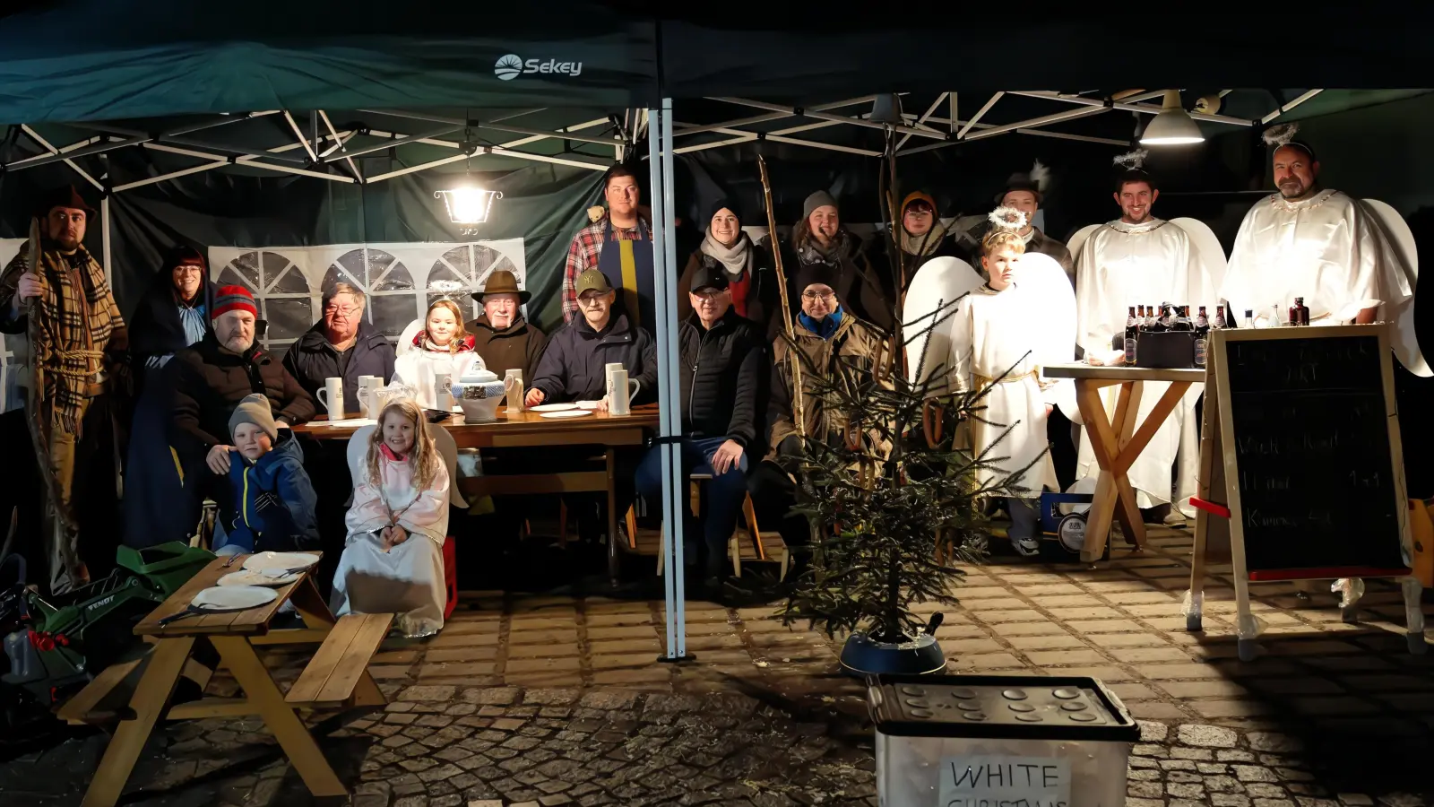 Dorfweihnacht Krippenspiel Liebenstein. (Bild: Renate Bauer-Zölch)