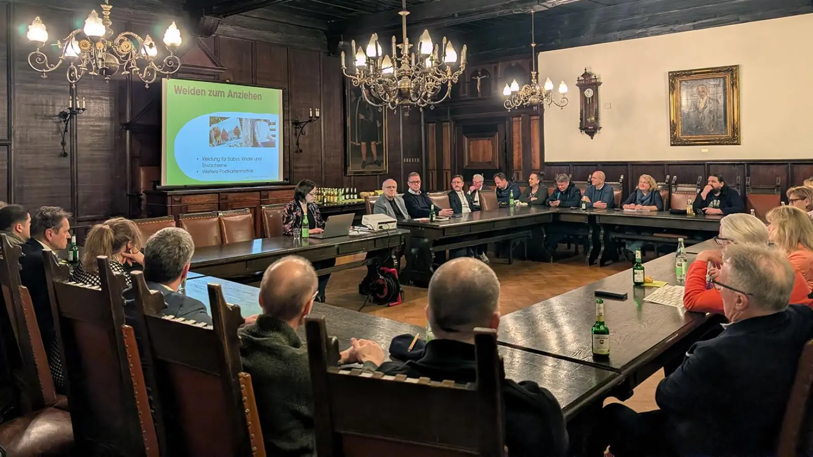 Mitgliederversammlung des Stadtmarketing Weiden. (Bild: Sarah Seidel)