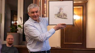 Pfeiffer bei seiner Verabschiedung als 1. Vorsitzender (Bild: Benedikt Lueger)