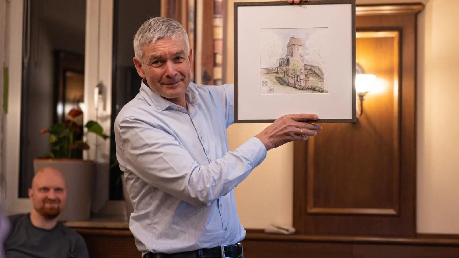 Pfeiffer bei seiner Verabschiedung als 1. Vorsitzender (Bild: Benedikt Lueger)