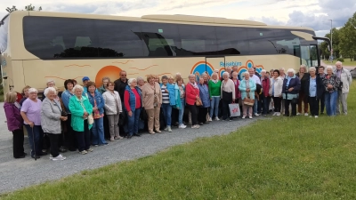 Die Reisegruppe der Friedenfelser Seniorenvereinigung  (Bild: Elfi Kempke und Zita Schuster-Thaler)