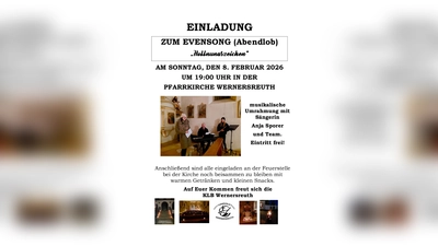 Einladung zum Evensong. (Bild: Brigitte Meyer)