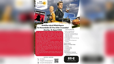 Flyer zur Fahrt „Auf den Spuren Franz Eberhofers” (Bild: Martina Graf)