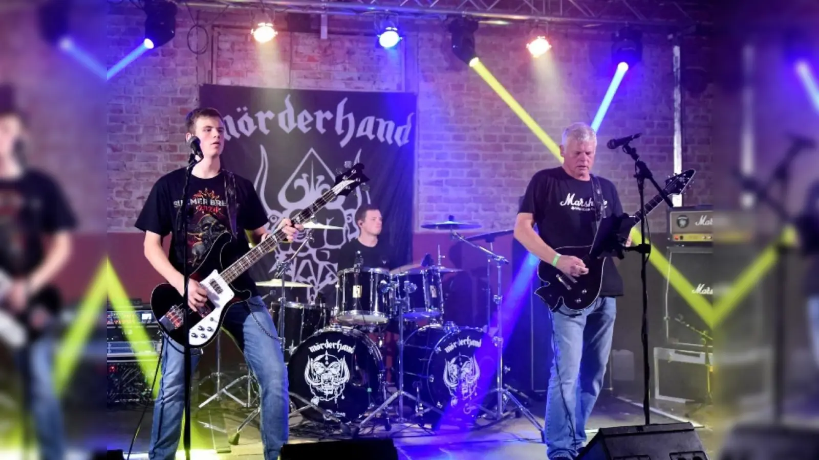 Die niederbayerische Tribute-Band „Mörderhand“ (Bild: Hans-Peter Höpfl)