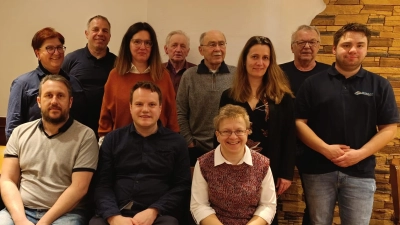 Die neue CSU Vorstandschaft und die Delegierten.  (Bild: Jonas Dittrich)