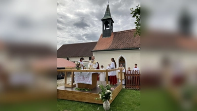Gottesdienst mit Stadtpfarrer Markus Brunner in Lengenloh. (Bild: Sabine Weiß)